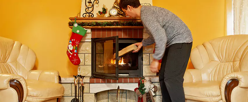 Rusted Metal Fireplace Restoration in Hibbing, Minnesota